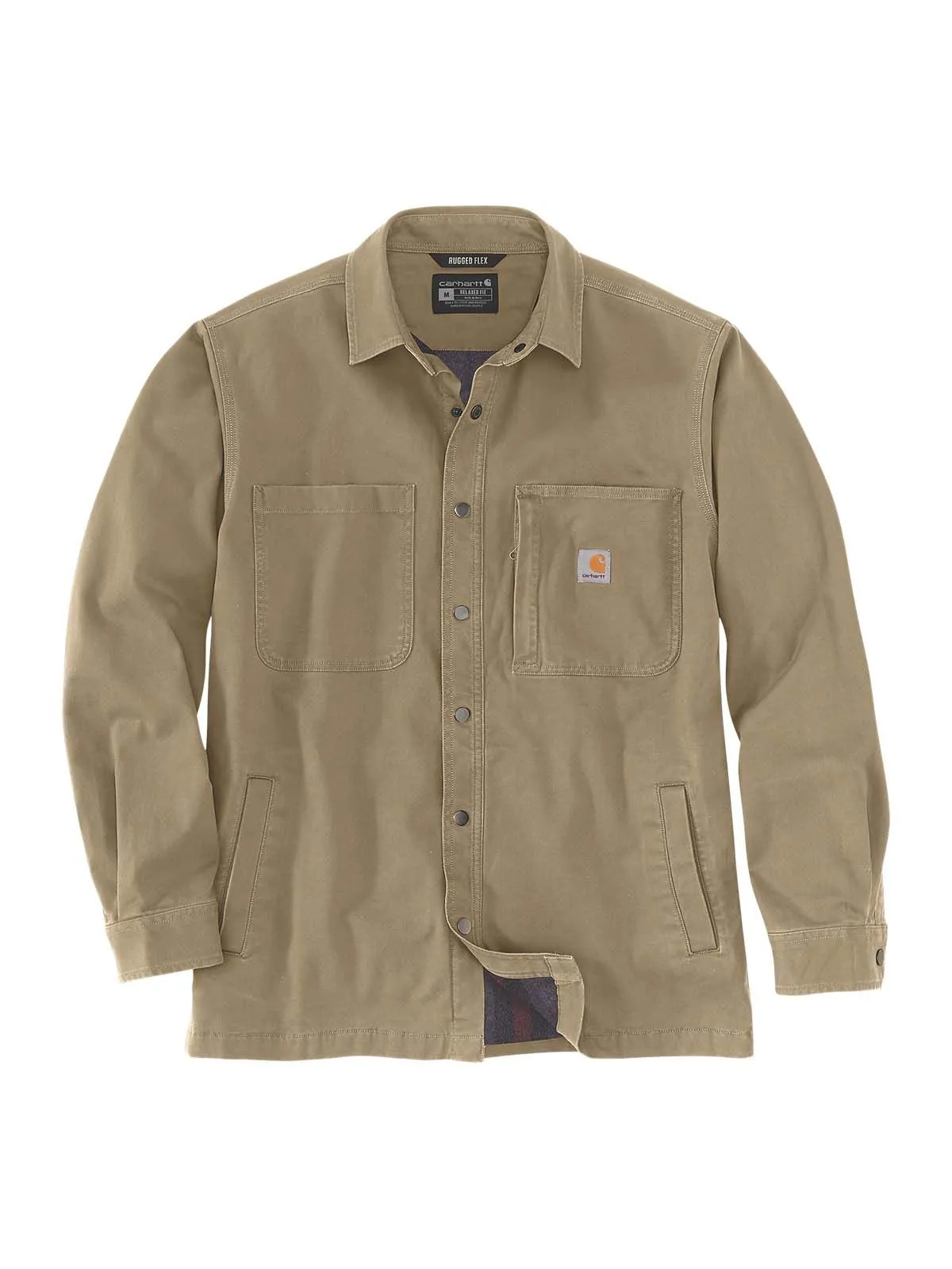 105532&#x20;Work&#x20;Shirt&#x20;Jacket&#x20;Stretch&#x20;Canvas&#x20;Fleece&#x20;-&#x20;Carhartt