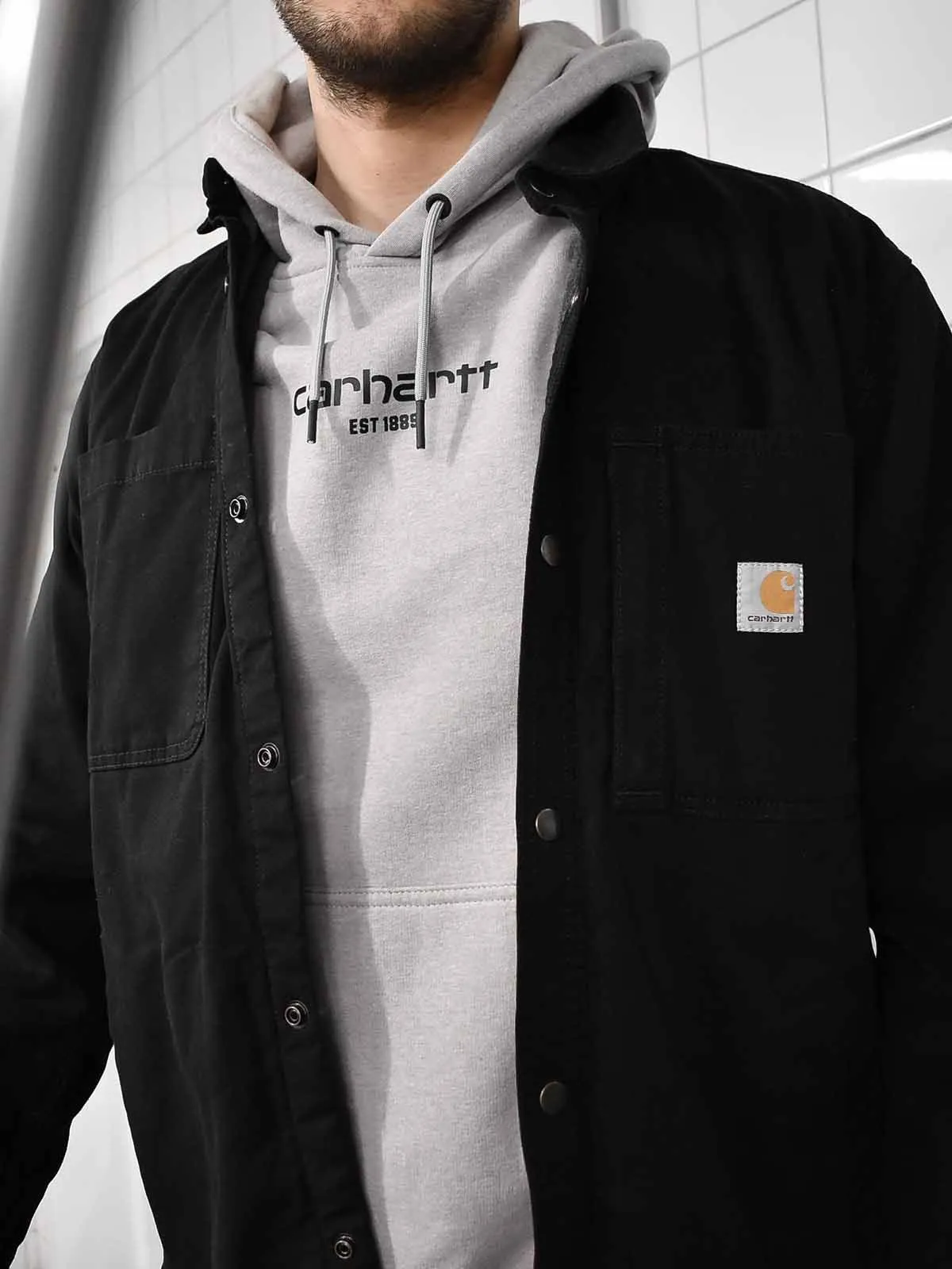 105532&#x20;Work&#x20;Shirt&#x20;Jacket&#x20;Stretch&#x20;Canvas&#x20;Fleece&#x20;-&#x20;Carhartt