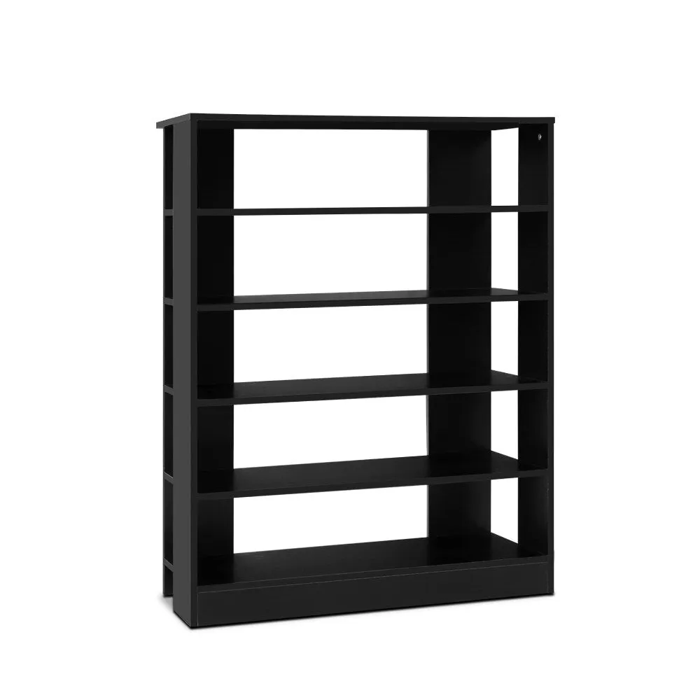 6-Tier Shoe Rack, Durable Eco-Friendly, Black - Artiss