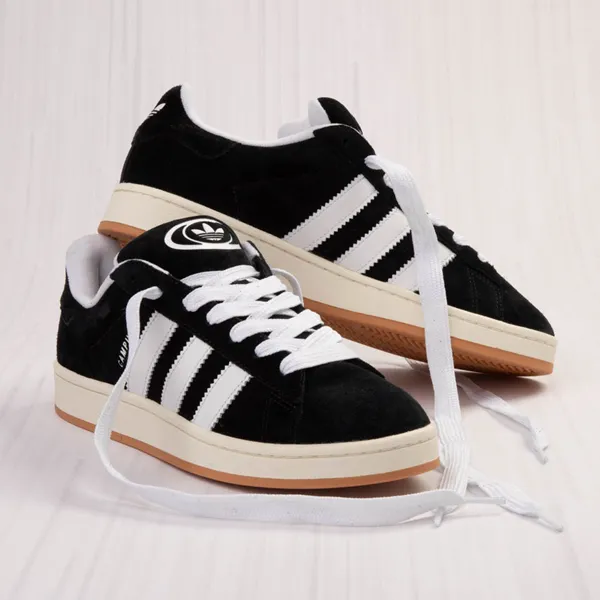 Adidas Campus '00s Athletic Sneakers, Black/White