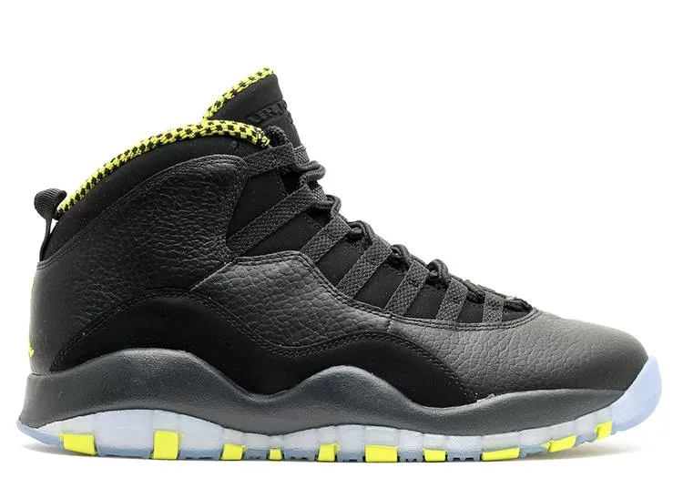 AIR JORDAN 10 RETRO 'VENOM' sneakers, black