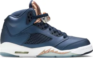 Air Jordan 5 Retro GS Bronze, blue