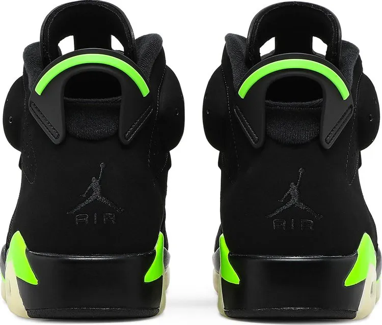 Air Jordan 6 Retro Electric Green, black