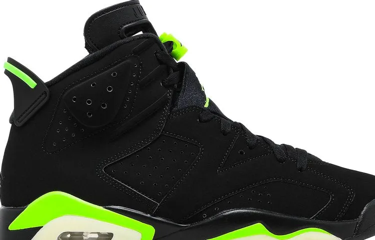 Air Jordan 6 Retro Electric Green, black