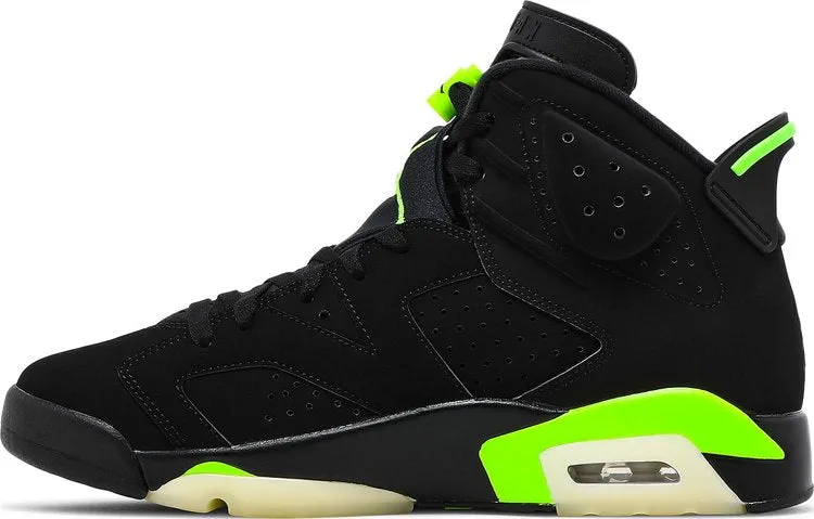 Air Jordan 6 Retro Electric Green, black