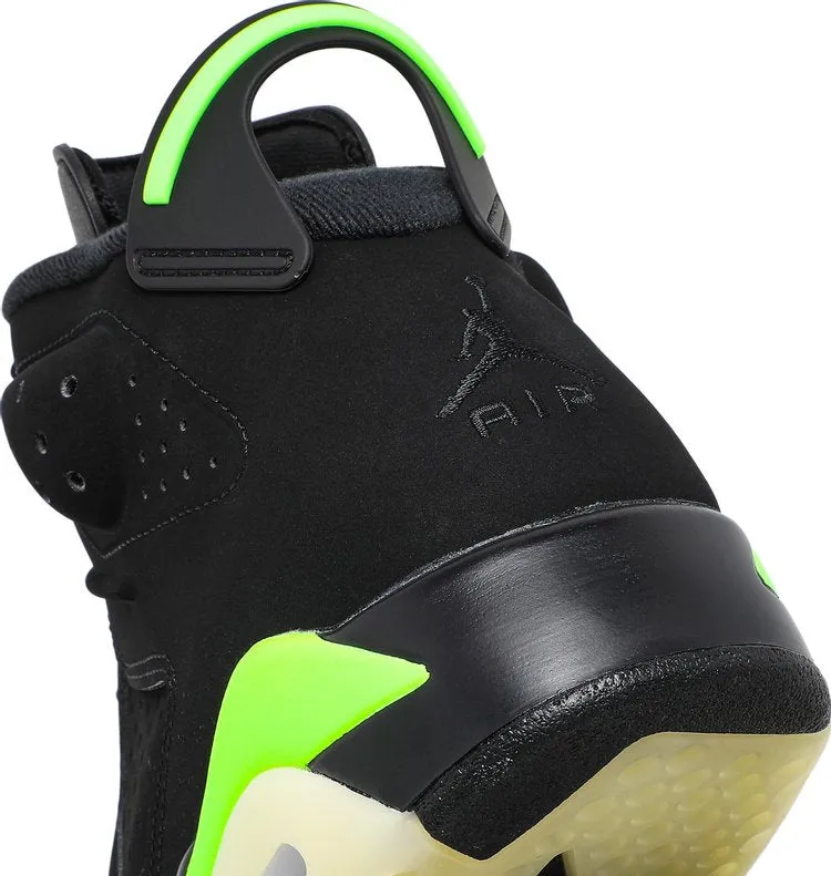 Air Jordan 6 Retro Electric Green, black