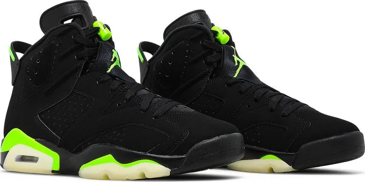 Air Jordan 6 Retro Electric Green, black