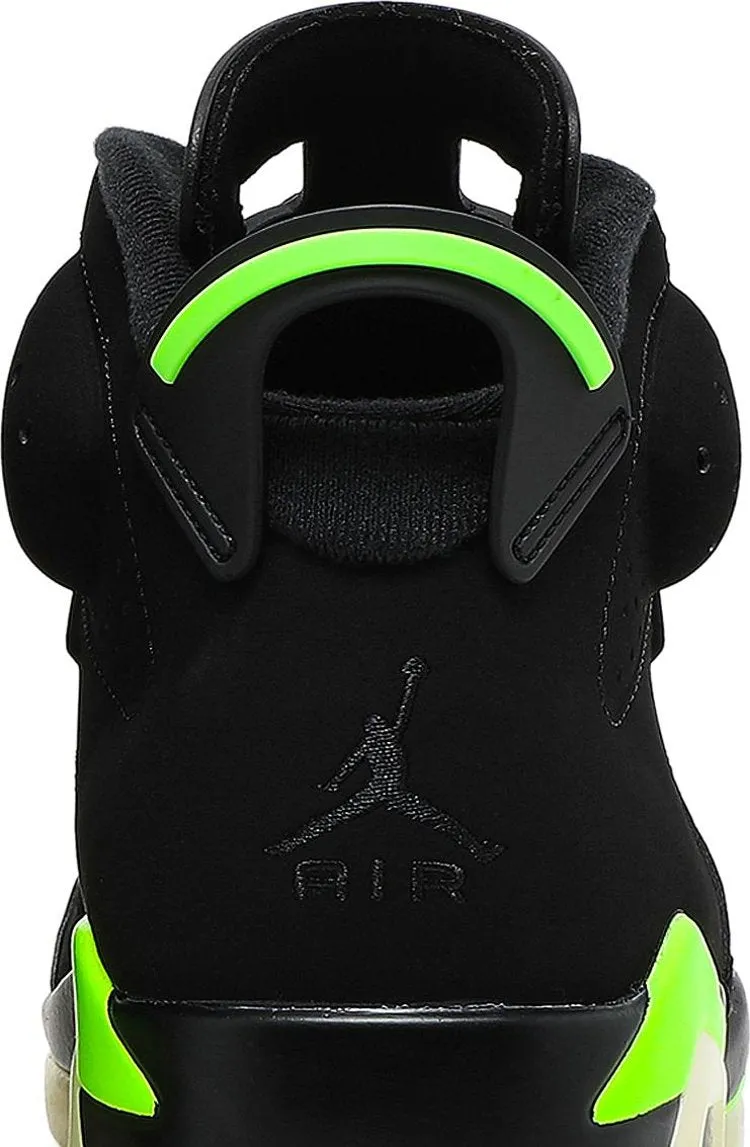 Air Jordan 6 Retro Electric Green, black