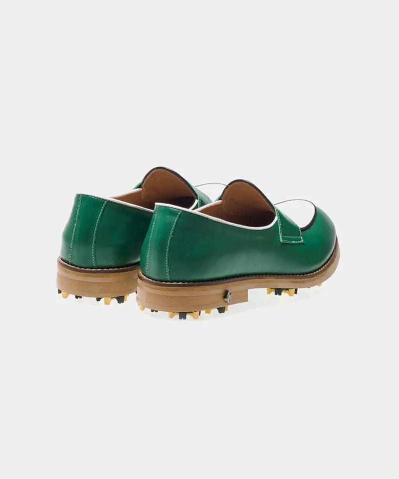 ALL CLASSIC Golf Noble Penny Loafer Classic Golf Shoes - Green