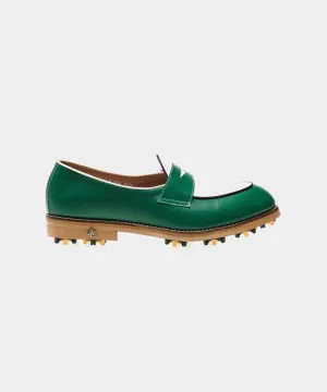 ALL CLASSIC Golf Noble Penny Loafer Classic Golf Shoes - Green