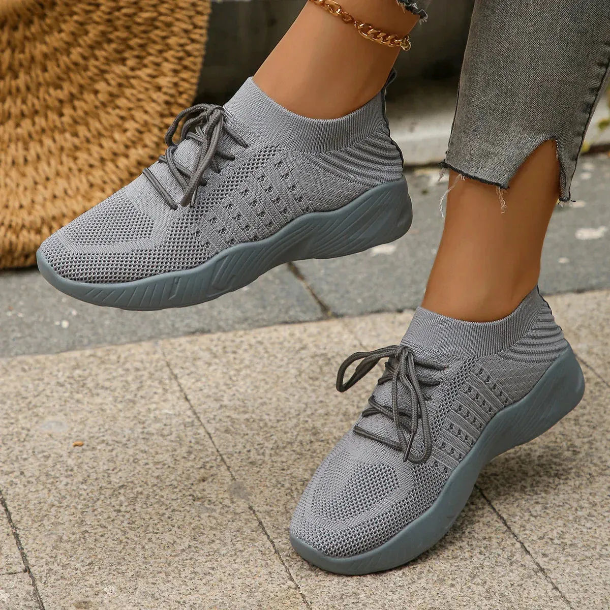 AMOZAE- -  Comfortable Knitted Sports Shoes