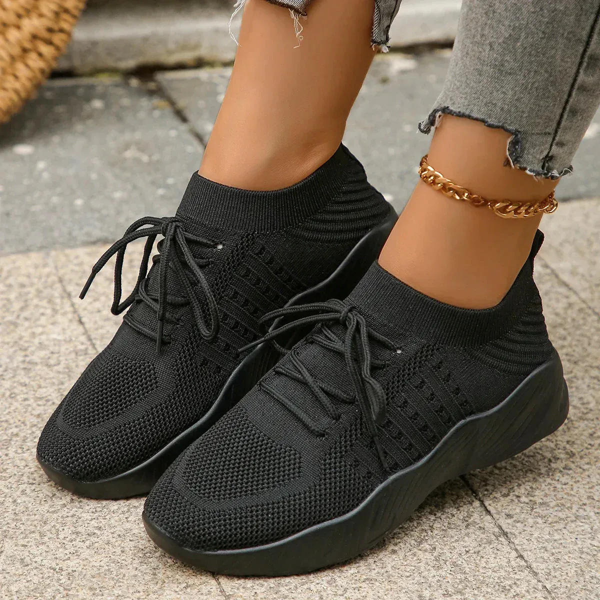 AMOZAE- -  Comfortable Knitted Sports Shoes