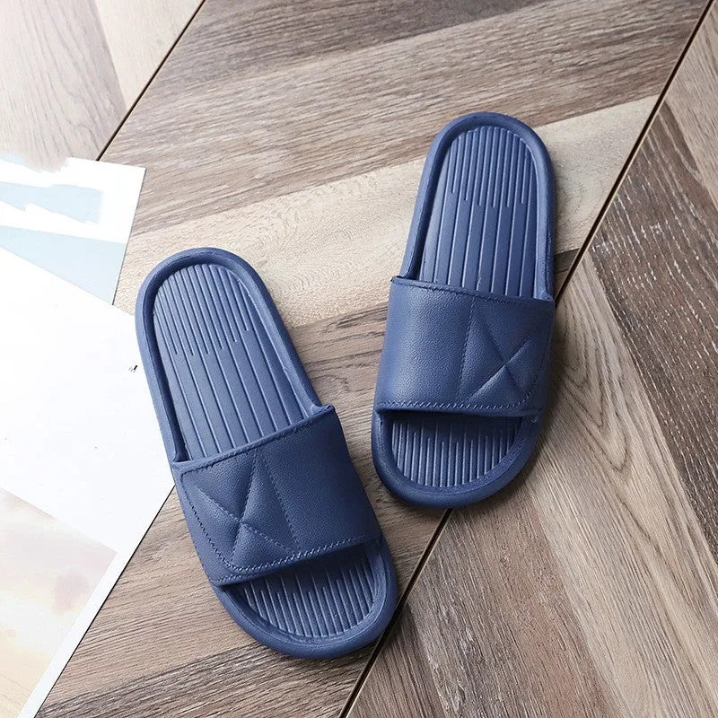 Bathroom Summer Indoor Flat Slippers Eva Material Simple Lightweight Slides