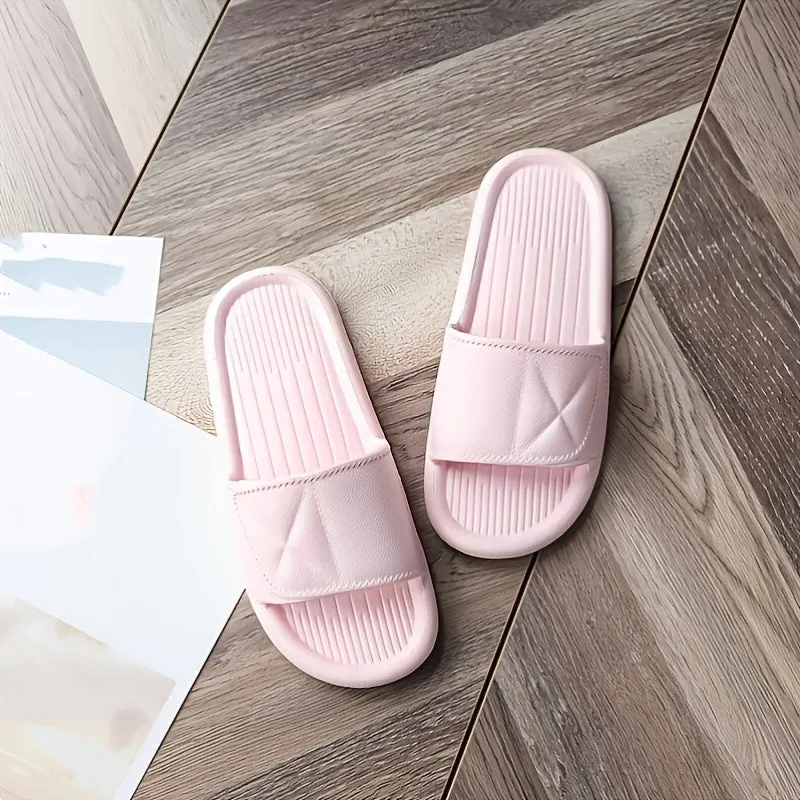 Bathroom Summer Indoor Flat Slippers Eva Material Simple Lightweight Slides