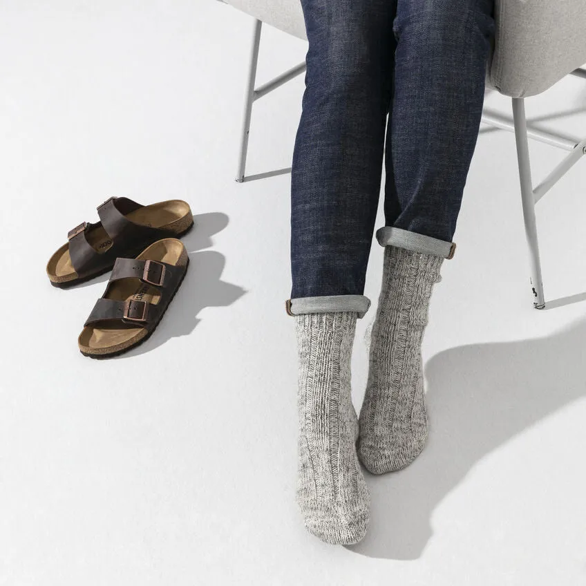 Birkenstock Women's Cotton Twist Socks in Grey