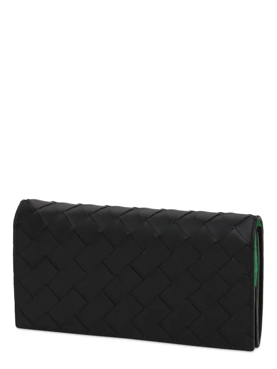 Bottega Veneta   Intrecciato leather long wallet 