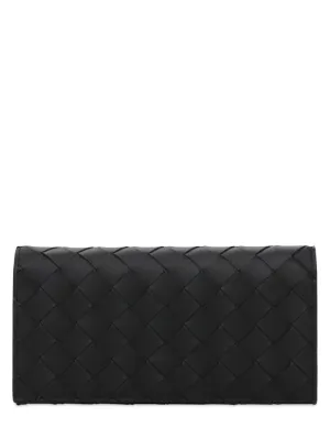 Bottega Veneta   Intrecciato leather long wallet 