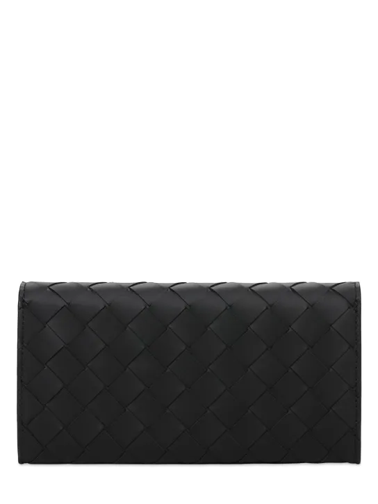 Bottega Veneta   Intrecciato leather long wallet 