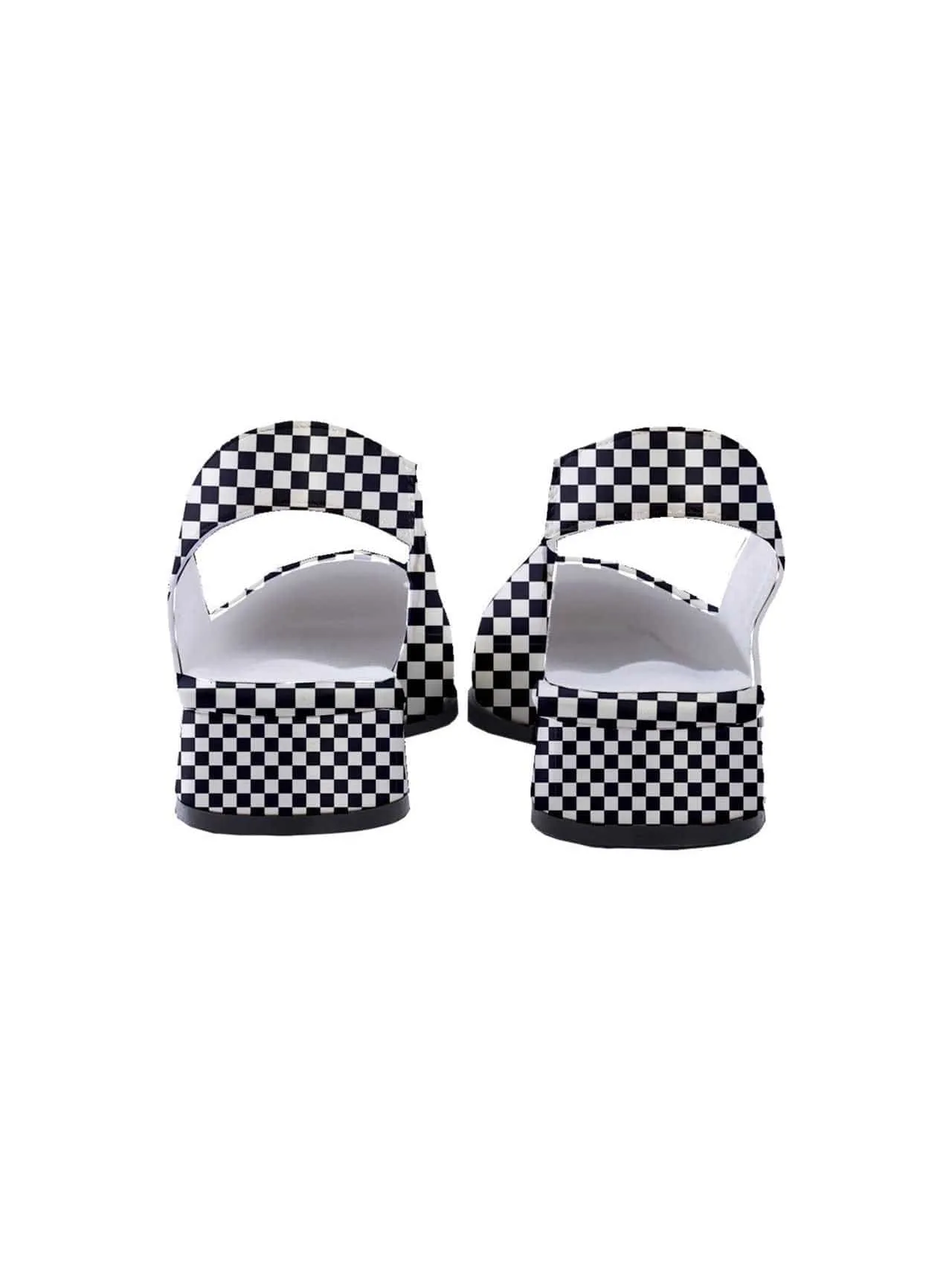 Checkerboard Women's Classic Slingback Heels