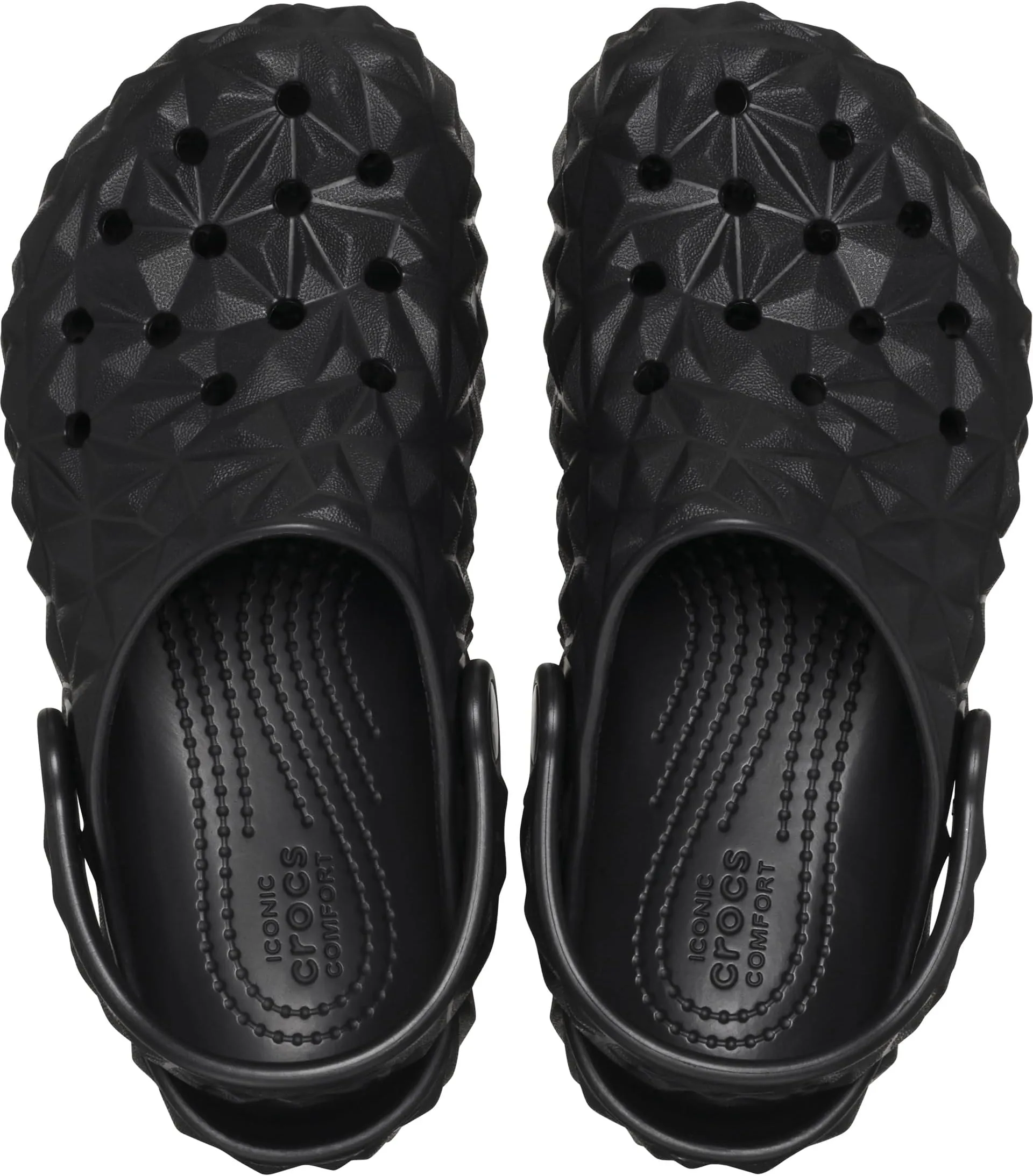 Classic Geometric Clog Crocs, black