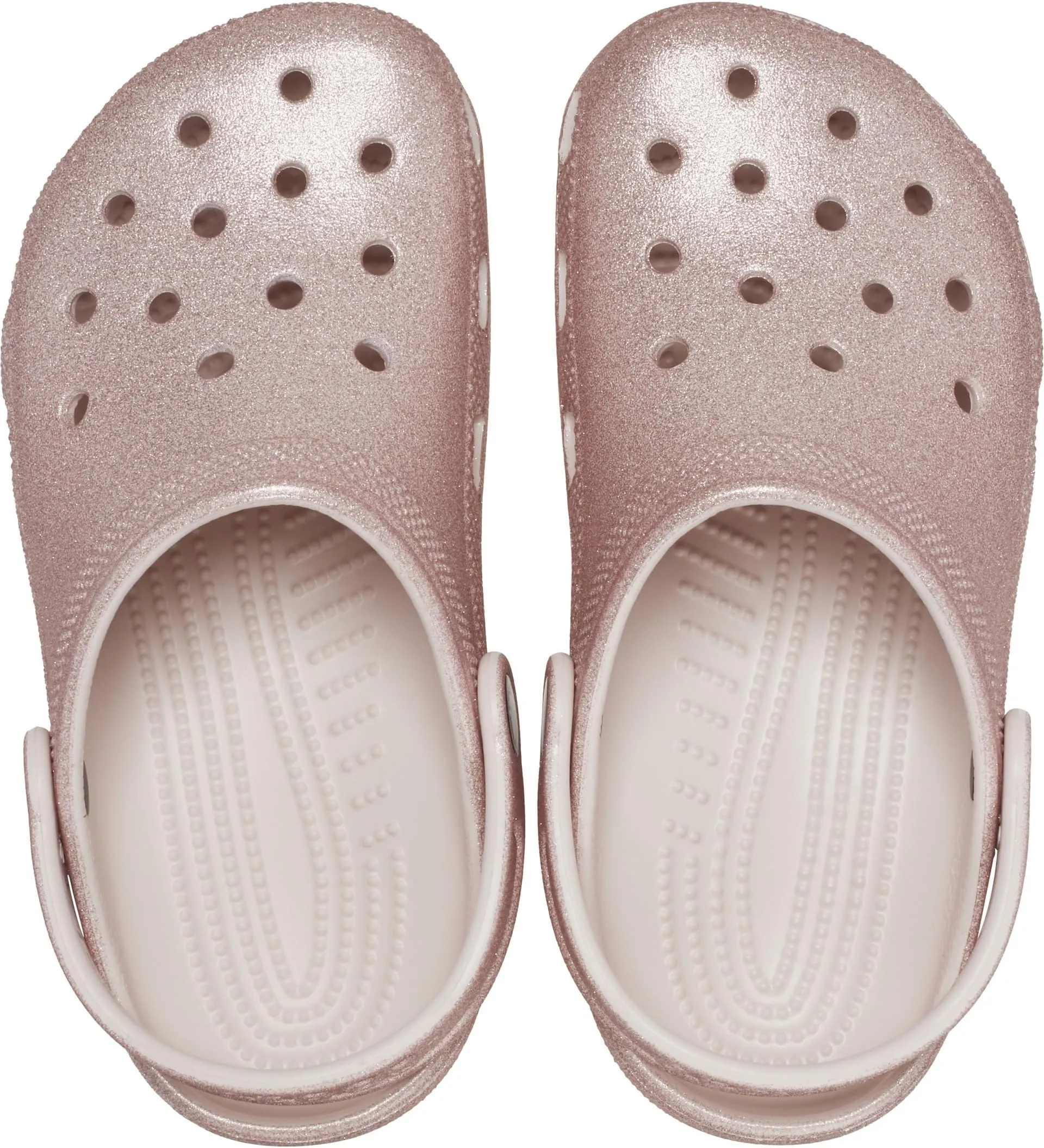 Classic Glitter Clog Crocs, Quartz Glitter