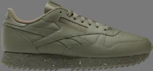 Classic leather ripple 'hunter green' Reebok sneakers, green