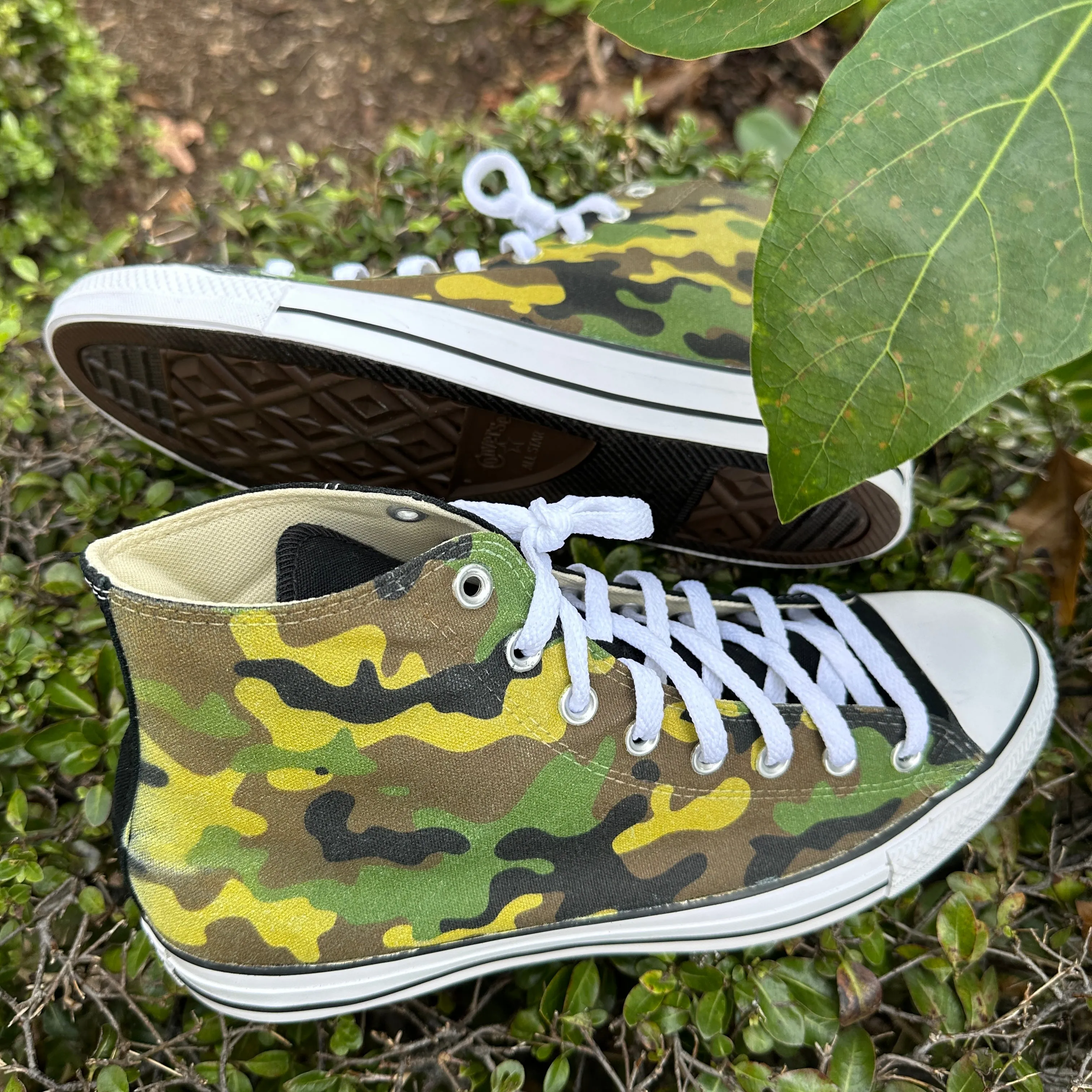 Classic OG Camo Green Camouflage Custom Converse