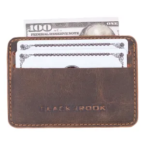 Cole Card Holder Wallet, Distressed Coffee