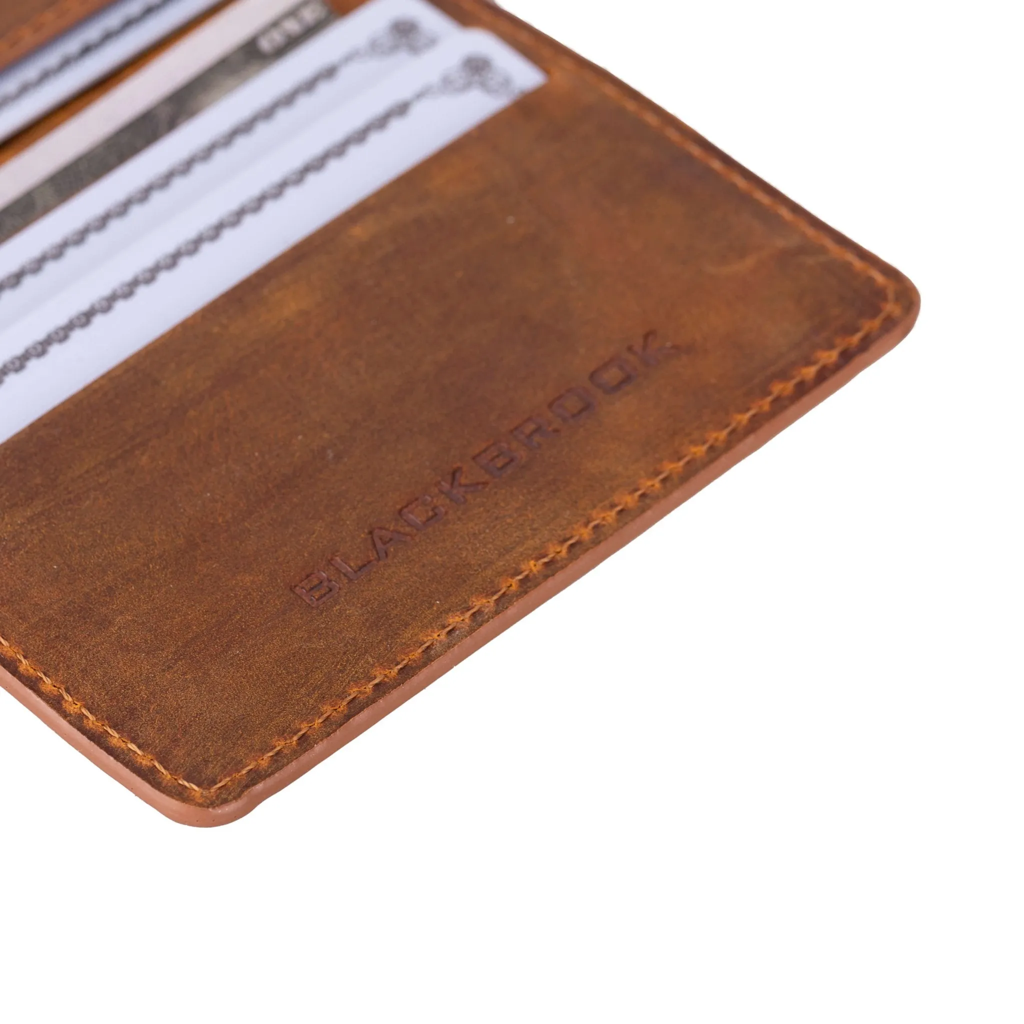 Dean Card Wallet, Golden Brown