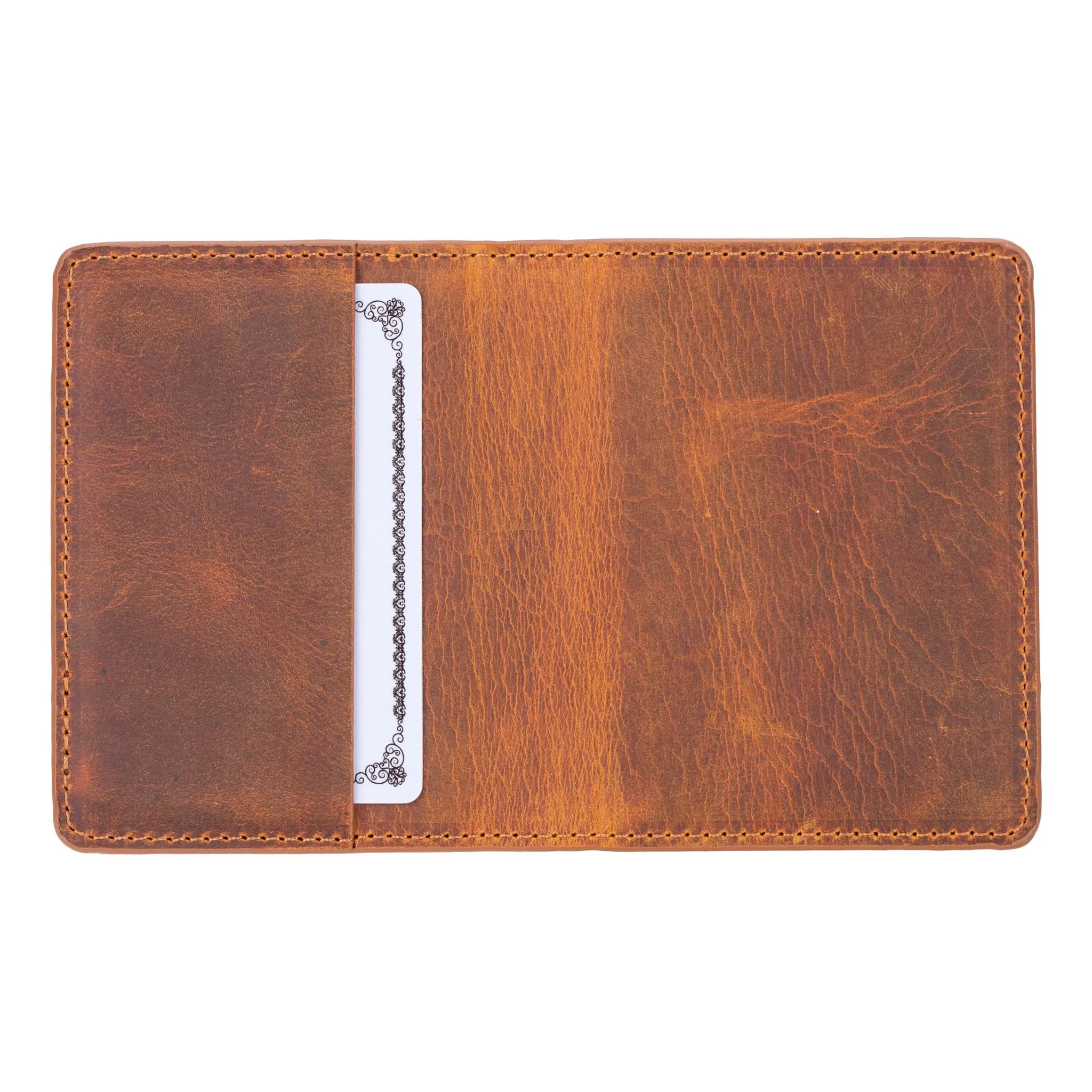 Dean Card Wallet, Golden Brown