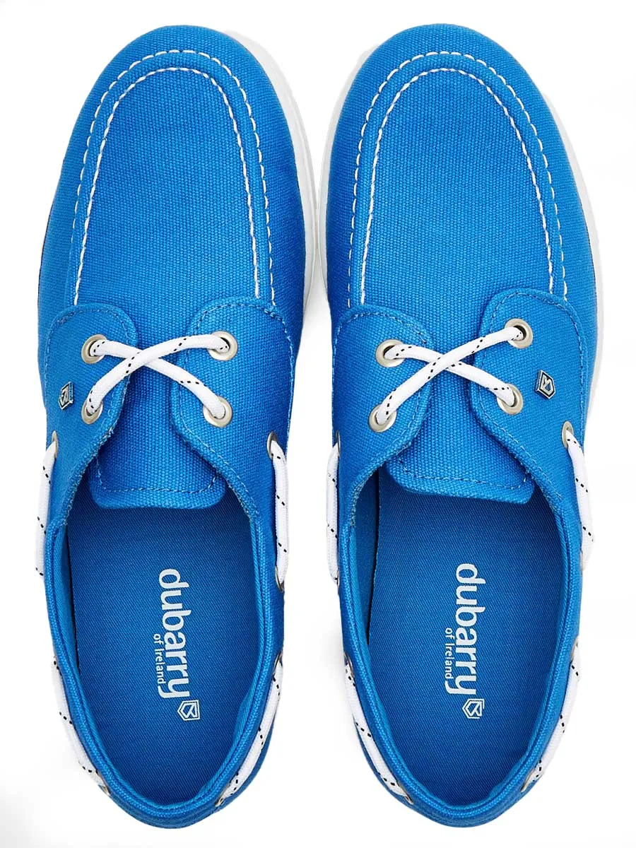 DUBARRY Biarritz Canvas Deck Shoe - Women's - Blue Mist