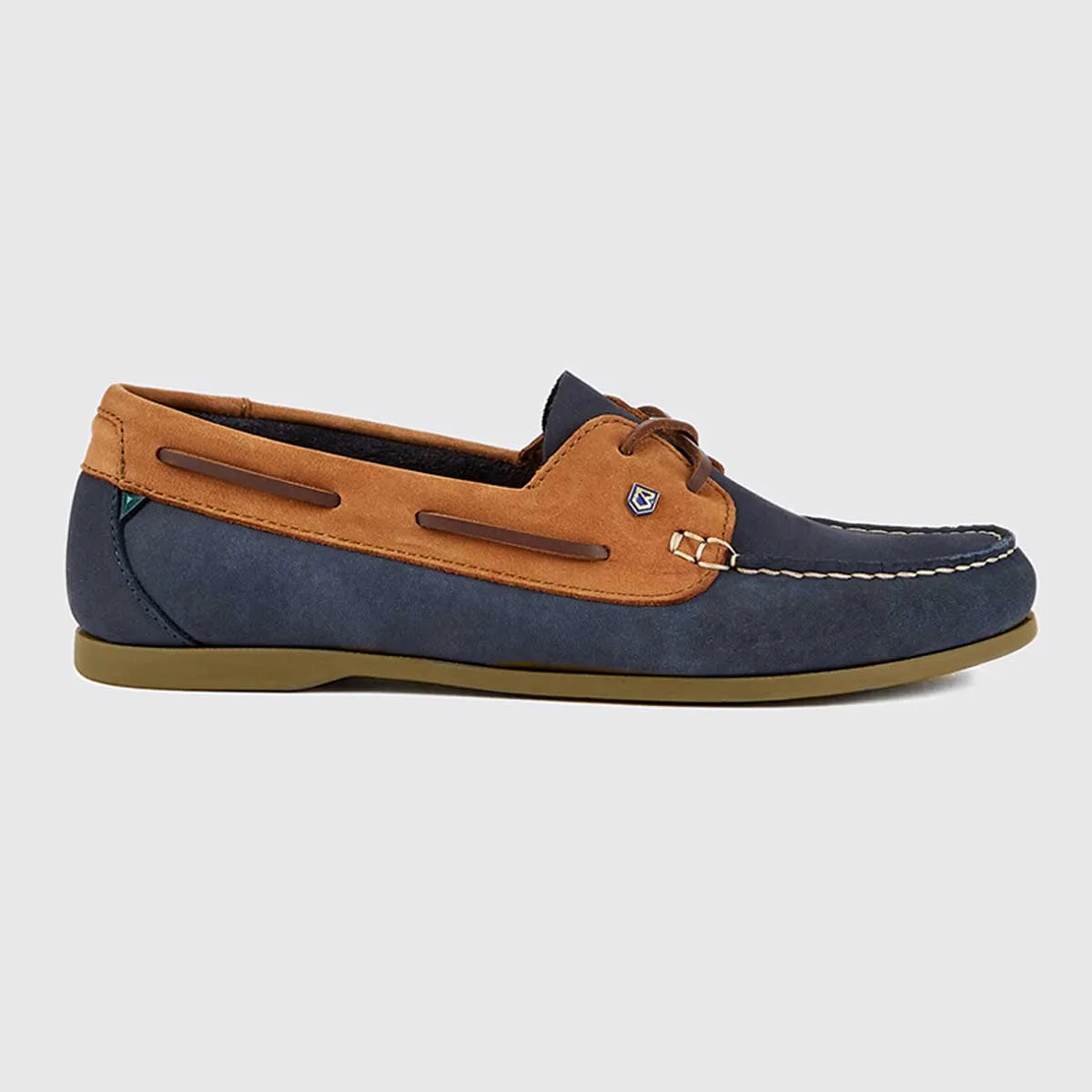 DUBARRY Ladies Aruba Deck Shoes - Denim & Tan