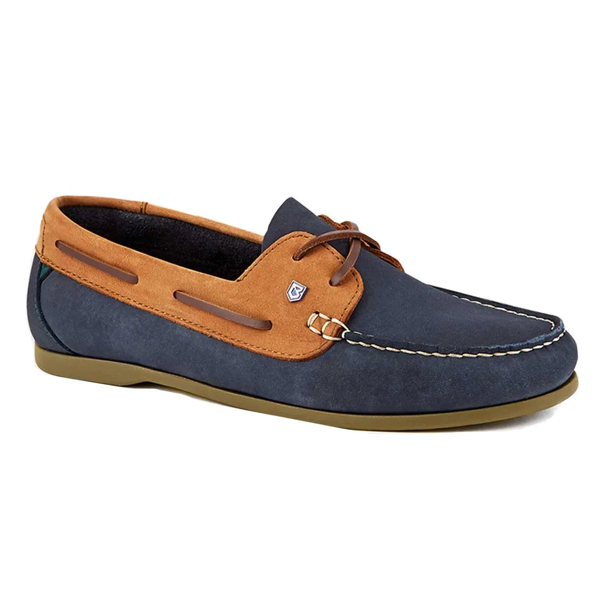 DUBARRY Ladies Aruba Deck Shoes - Denim & Tan