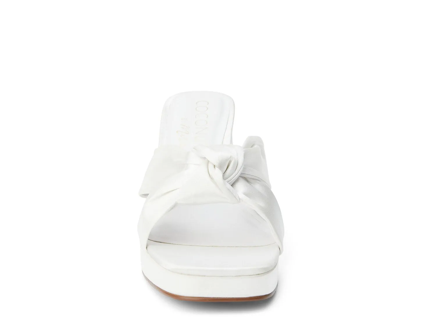 Esme Coconuts platform sandals, white