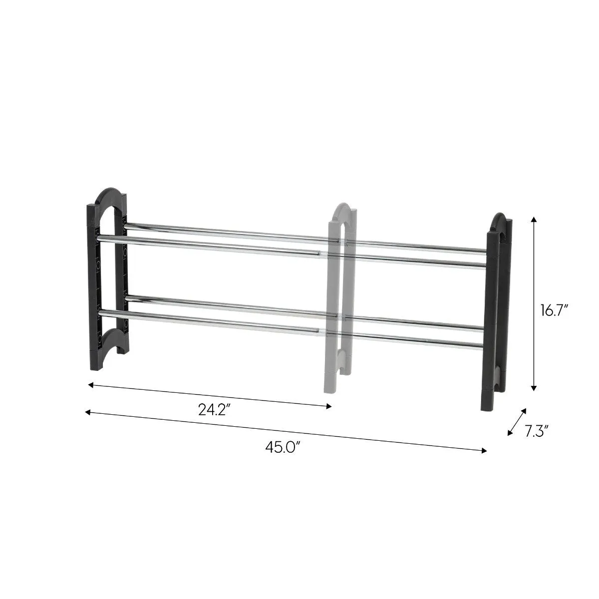 Extendable Shoe Rack - 2 Tier