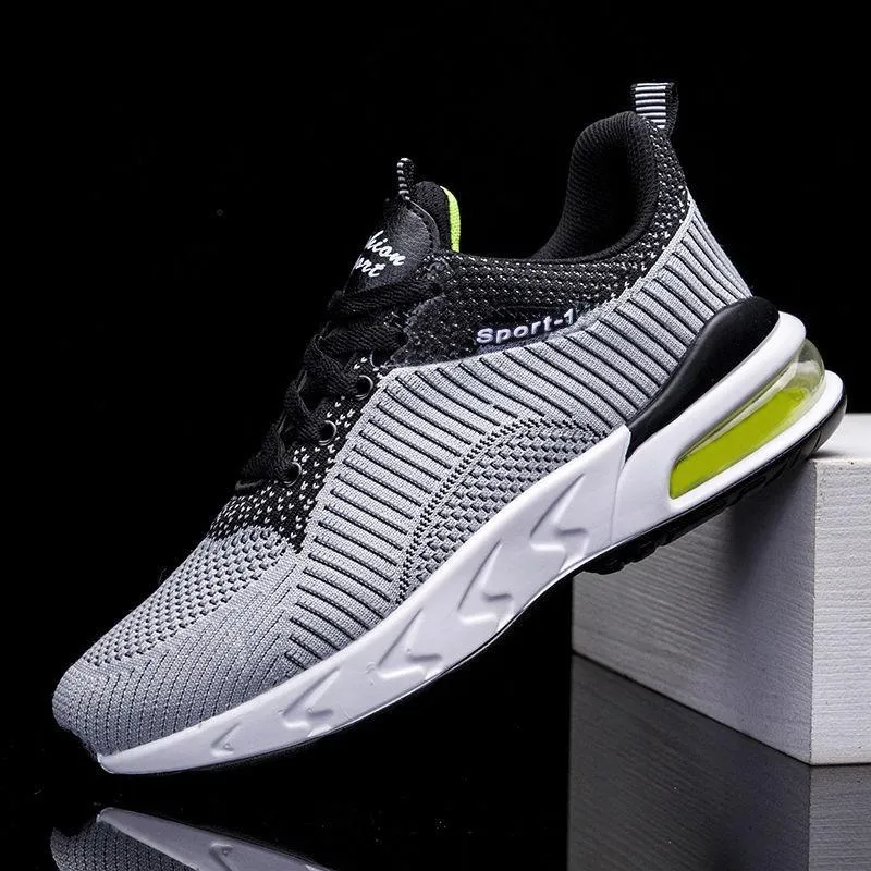 Flying weaving casual versatile sneakers trendy running shoes