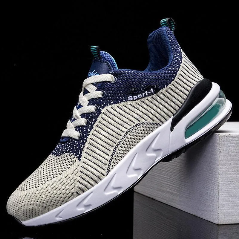 Flying weaving casual versatile sneakers trendy running shoes