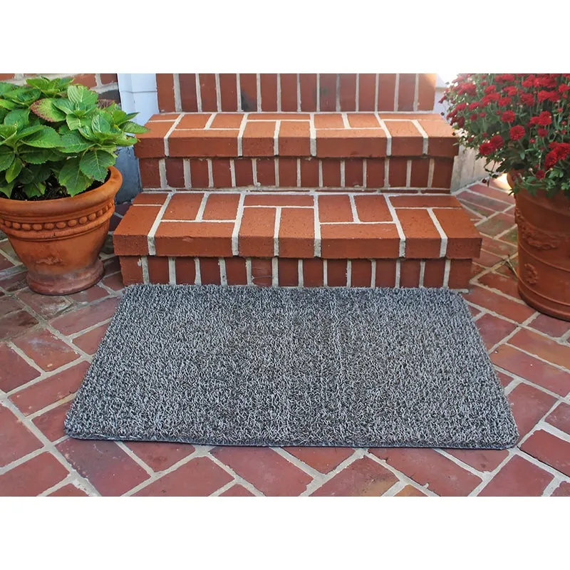 GrassWorx Clean Machine 24 in. W X 36 in. L Taupe Flair AstroTurf Door Mat