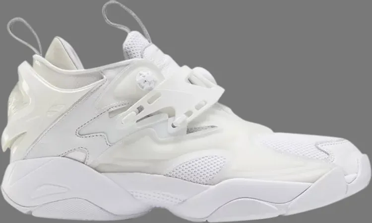 Juun j x pump court 'white metallic' Reebok sneakers, white