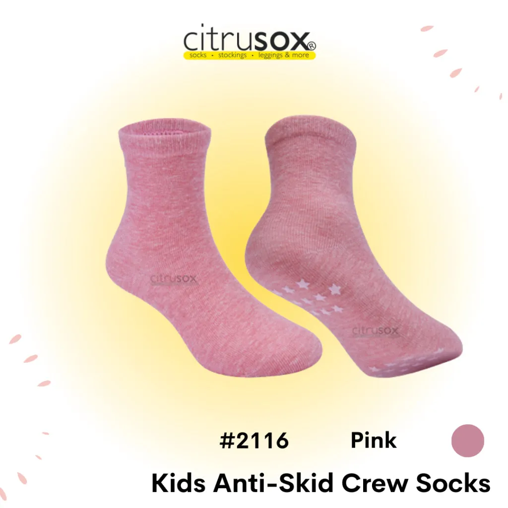 Kids Anti-Skid Soft Cotton Crew Socks