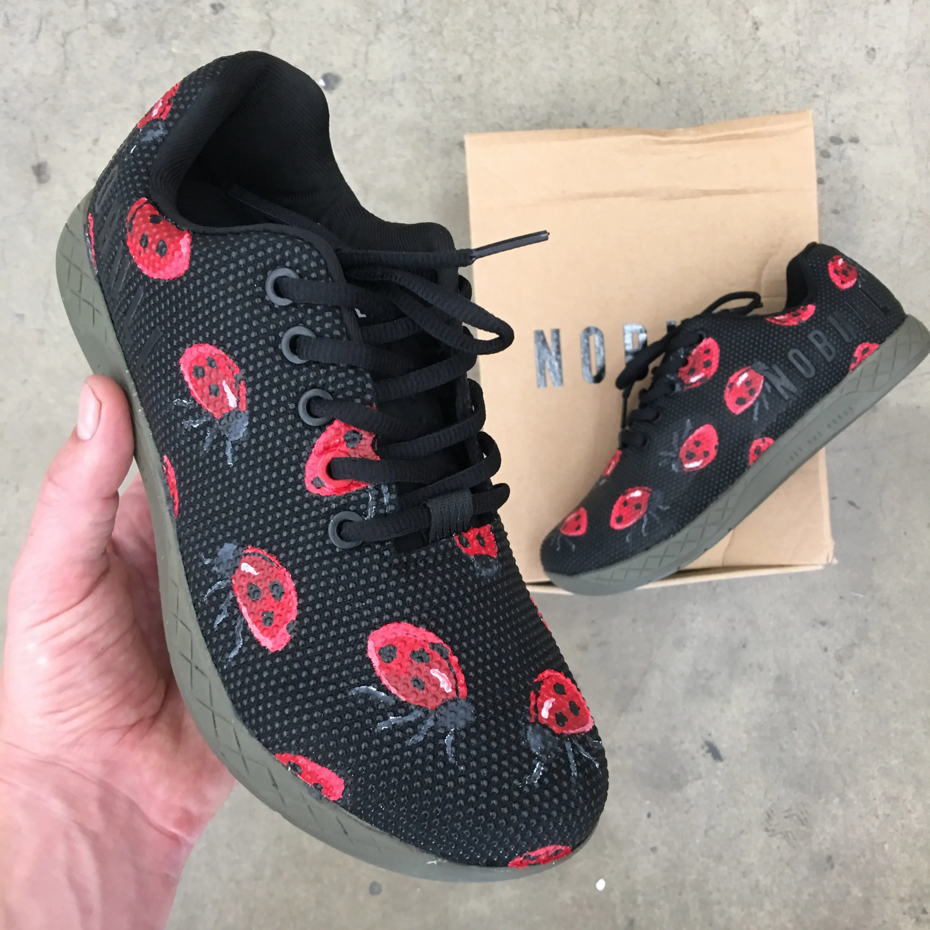 Lady Bug Theme Black Ivy NOBULL Trainers