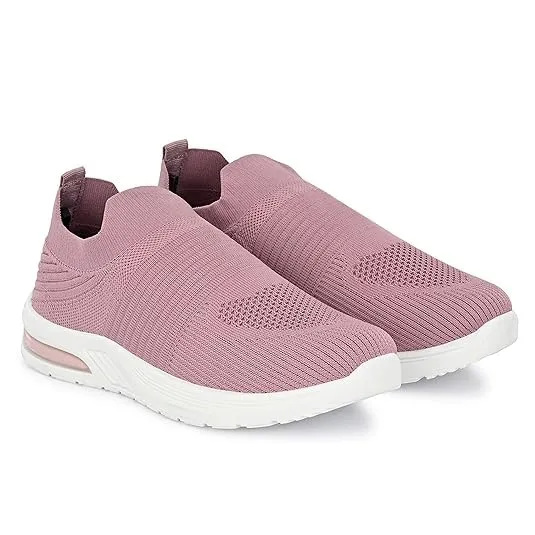 layasa Sneakers for Women (Pink, 8)