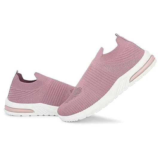 layasa Sneakers for Women (Pink, 8)