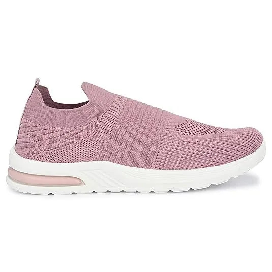 layasa Sneakers for Women (Pink, 8)