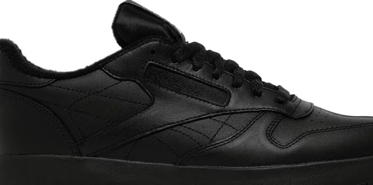 Maison margiela x classic leather tabi 'black' Reebok sneakers, black