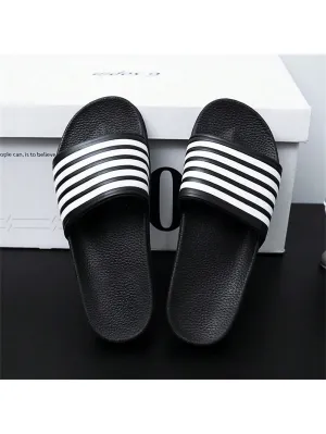 Men's Indoor/Outdoor Slippers With Thick And Comfortable Soles For A Cool Wear