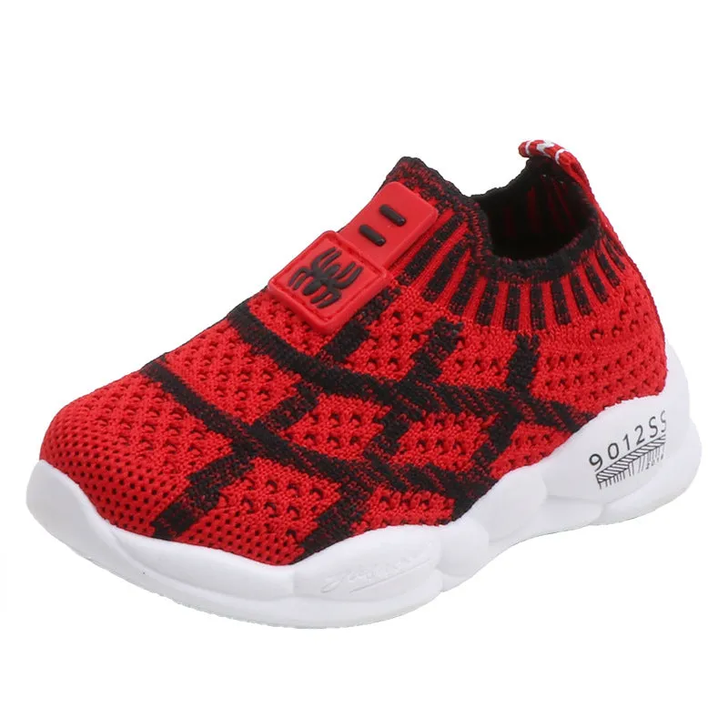 Mesh Sneakers Korean Style Boys And Girls Fly-knit Casual Shoes