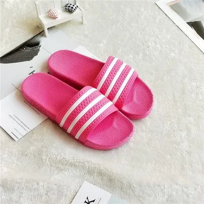 New Brand Summer Couple Bathroom Slippers Men and Women Indoor Home Slippers Non-slip Floor Slipper Slides 3401