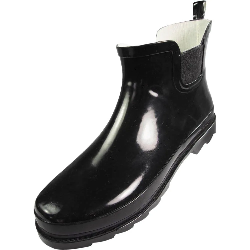 New Norty Women Low Ankle High Rain Boots Rubber Snow Rainboot Shoe Bootie, 39717