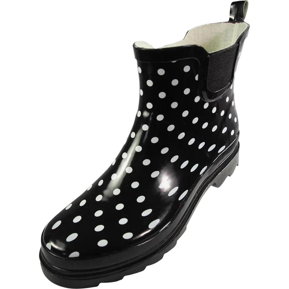 New Norty Women Low Ankle High Rain Boots Rubber Snow Rainboot Shoe Bootie, 39717